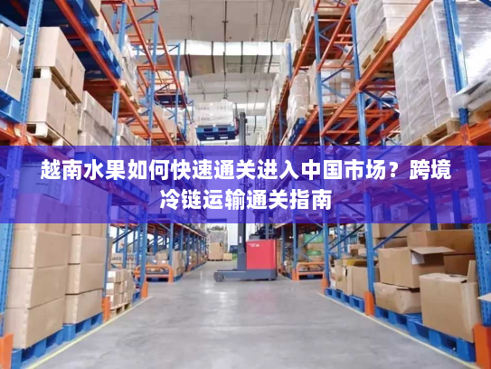 越南水果如何快速通关进入中国市场？跨境冷链运输通关指南
