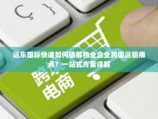 远东国际快递如何破解物业企业跨国运输痛点？一站式方案详解