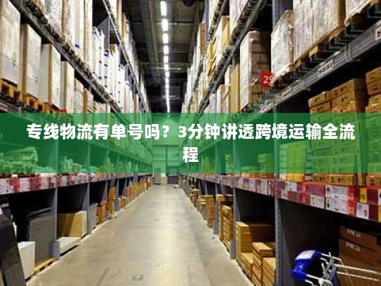 专线物流有单号吗?3分钟讲透跨境运输全流程 专线物流有单号吗?3分钟讲透跨境运输全流程