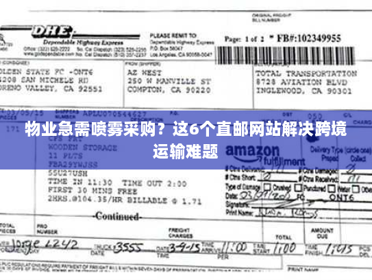 物业急需喷雾采购?这6个直邮网站解决跨境运输难题 物业急需喷雾采购?这6个直邮网站解决跨境运输难题