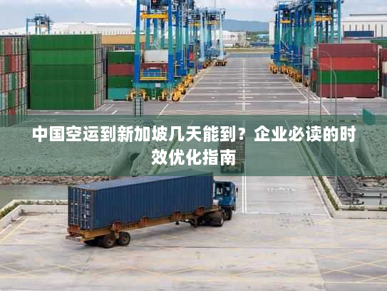 中国空运到新加坡几天能到?企业必读的时效优化指南 中国空运到新加坡几天能到?企业必读的时效优化指南