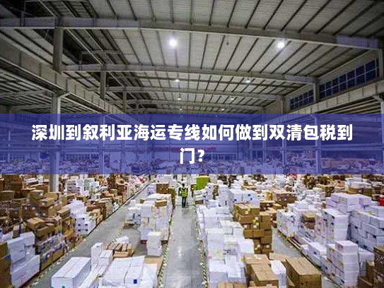 深圳到叙利亚海运专线如何做到双清包税到门？