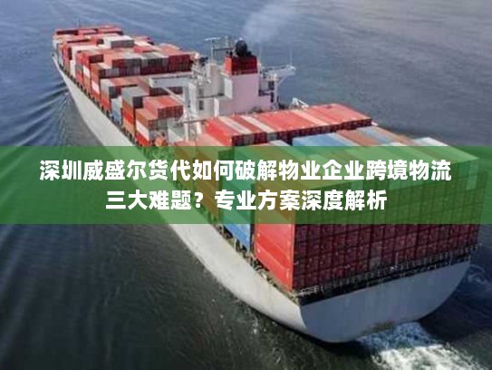 深圳威盛尔货代如何破解物业企业跨境物流三大难题？专业方案深度解析