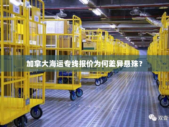 加拿大海运专线报价为何差异悬殊？
