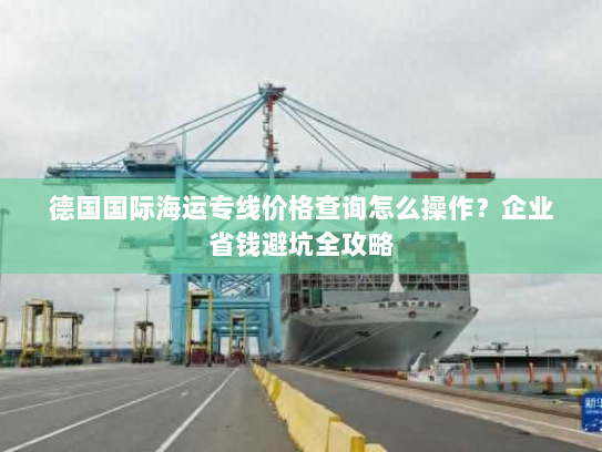 德国国际海运专线价格查询怎么操作？企业省钱避坑全攻略
