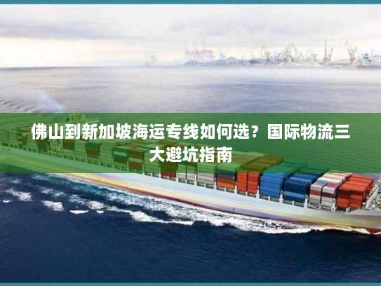 佛山到新加坡海运专线如何选?国际物流三大避坑指南 佛山到新加坡海运专线如何选?国际物流三大避坑指南