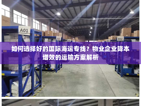 如何选择好的国际海运专线?物业企业降本增效的运输方案解析 如何选择好的国际海运专线?物业企业降本增效的运输方案解析