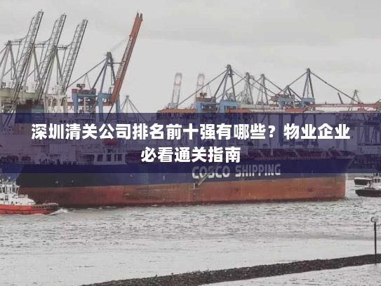 深圳清关公司排名前十强有哪些？物业企业必看通关指南