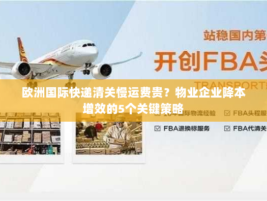欧洲国际快递清关慢运费贵？物业企业降本增效的5个关键策略