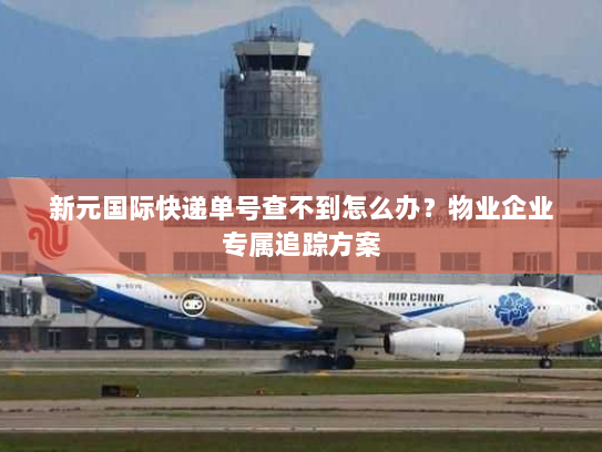 新元国际快递单号查不到怎么办？物业企业专属追踪方案
