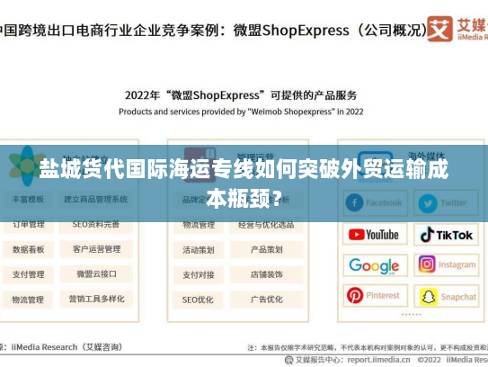 盐城货代国际海运专线如何突破外贸运输成本瓶颈？