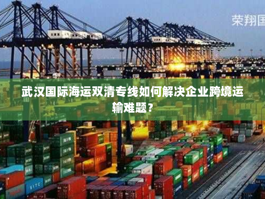 武汉国际海运双清专线如何解决企业跨境运输难题？
