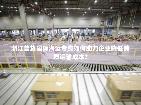 浙江普货国际海运专线如何助力企业降低跨境运输成本? 浙江普货国际海运专线如何助力企业降低跨境运输成本?