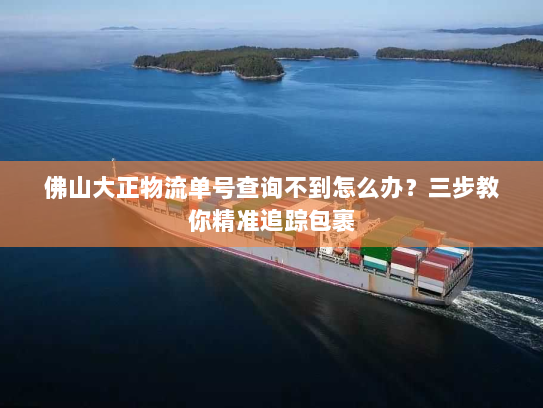 佛山大正物流单号查询不到怎么办？三步教你精准追踪包裹