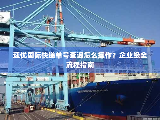 速优国际快递单号查询怎么操作？企业级全流程指南