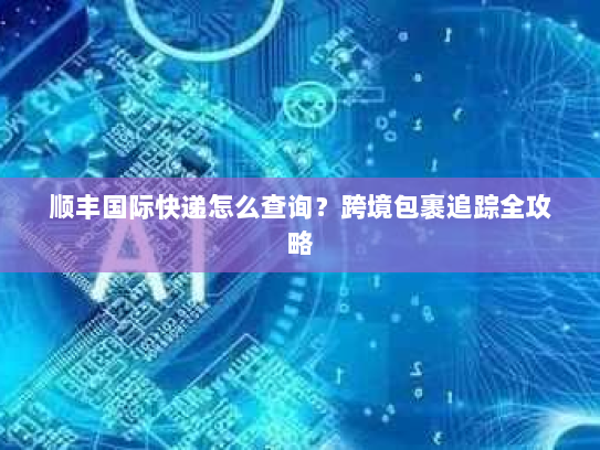 顺丰国际快递怎么查询?跨境包裹追踪全攻略 顺丰国际快递怎么查询?跨境包裹追踪全攻略