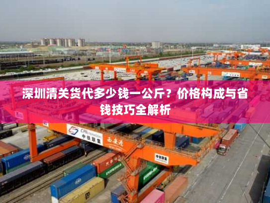 深圳清关货代多少钱一公斤？价格构成与省钱技巧全解析