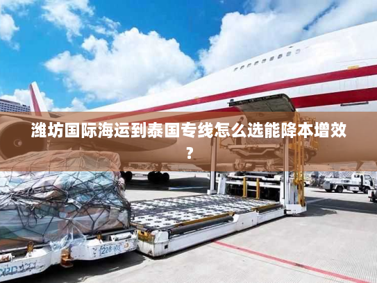 潍坊国际海运到泰国专线怎么选能降本增效？