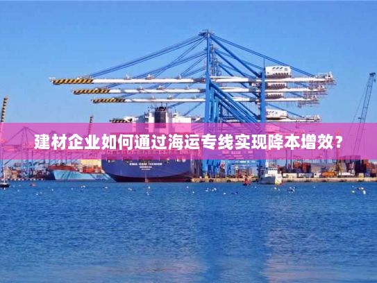 建材企业如何通过海运专线实现降本增效？