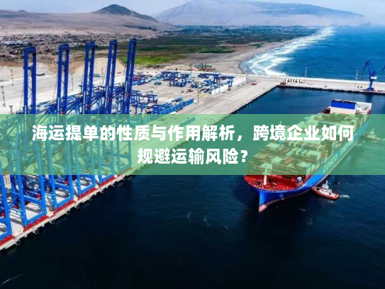 海运提单的性质与作用解析，跨境企业如何规避运输风险？