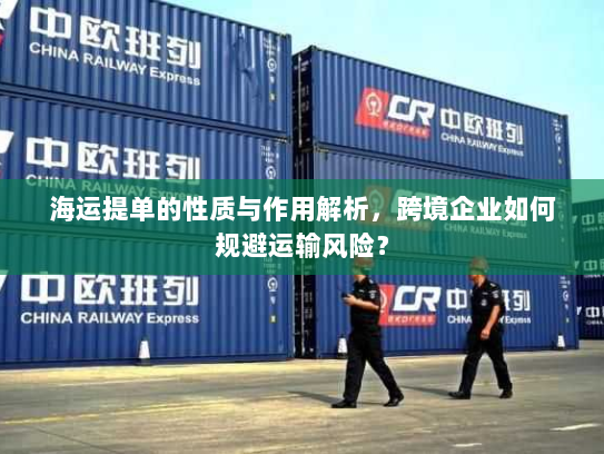 海运提单的性质与作用解析，跨境企业如何规避运输风险？
