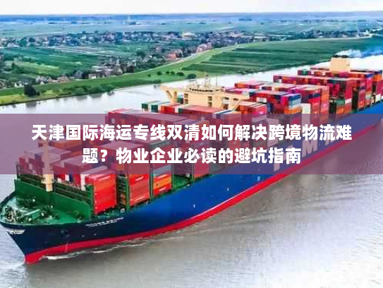 天津国际海运专线双清如何解决跨境物流难题？物业企业必读的避坑指南