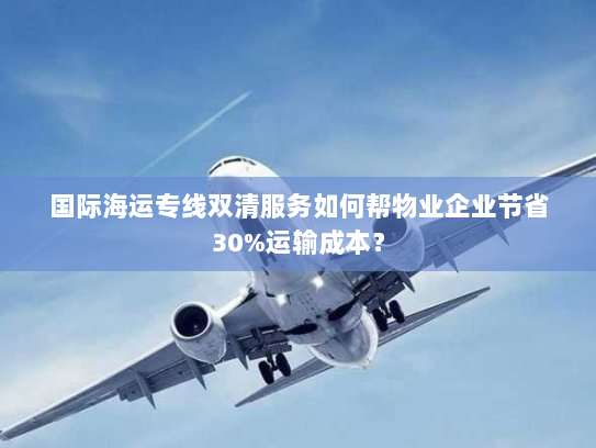 国际海运专线双清服务如何帮物业企业节省30%运输成本? 国际海运专线双清服务如何帮物业企业节省30%运输成本?