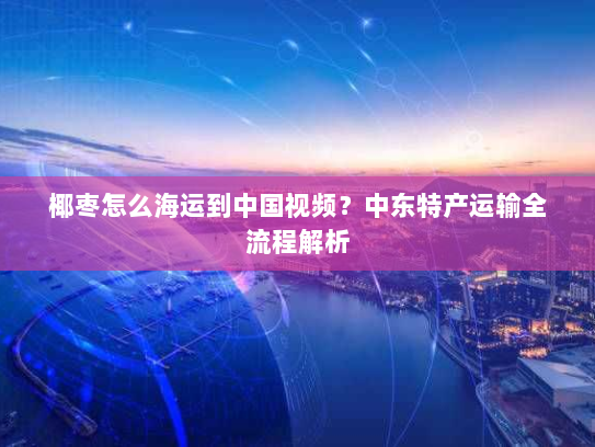 椰枣怎么海运到中国视频?中东特产运输全流程解析 椰枣怎么海运到中国视频?中东特产运输全流程解析
