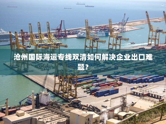 沧州国际海运专线双清如何解决企业出口难题？