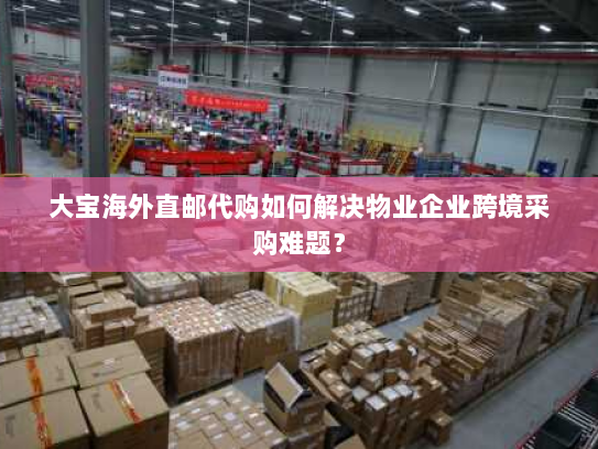 大宝海外直邮代购如何解决物业企业跨境采购难题？