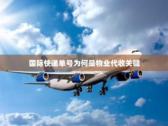 国际快递单号为何是物业代收关键