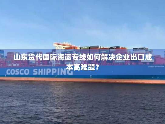 山东货代国际海运专线如何解决企业出口成本高难题？