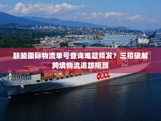 联盟国际物流单号查询难题频发?三招破解跨境物流追踪瓶颈 联盟国际物流单号查询难题频发?三招破解跨境物流追踪瓶颈