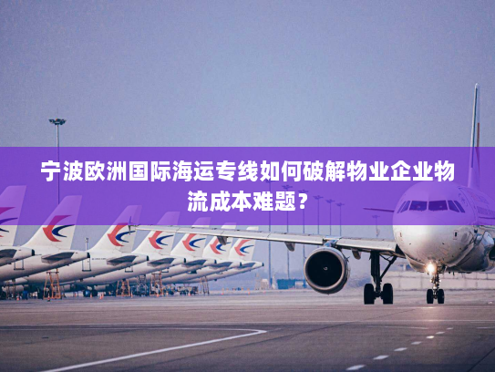 宁波欧洲国际海运专线如何破解物业企业物流成本难题？