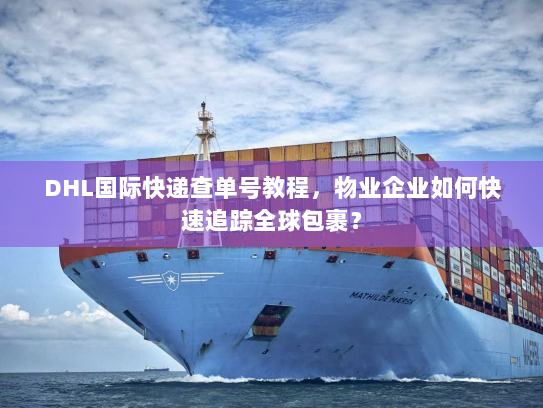 DHL国际快递查单号教程，物业企业如何快速追踪全球包裹？