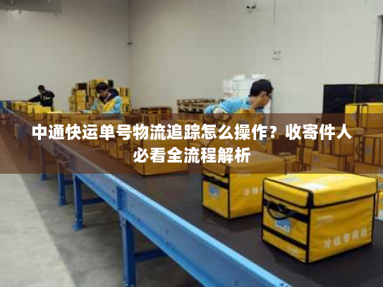 中通快运单号物流追踪怎么操作？收寄件人必看全流程解析
