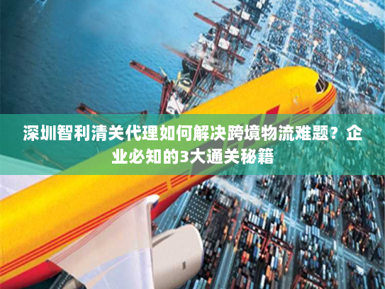 深圳智利清关代理如何解决跨境物流难题？企业必知的3大通关秘籍
