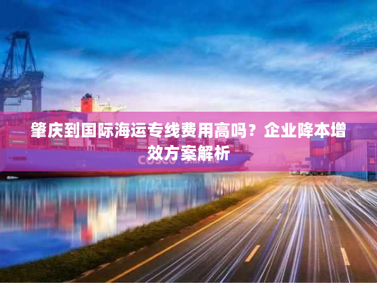 肇庆到国际海运专线费用高吗？企业降本增效方案解析