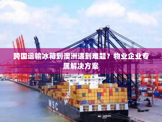跨国运输冰箱到澳洲遇到难题?物业企业专属解决方案 跨国运输冰箱到澳洲遇到难题?物业企业专属解决方案