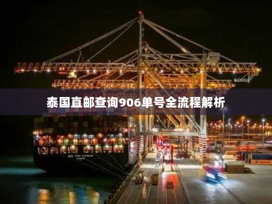 泰国直邮查询906单号全流程解析