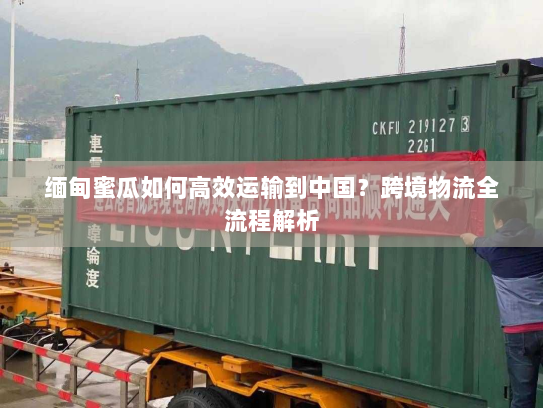 缅甸蜜瓜如何高效运输到中国？跨境物流全流程解析
