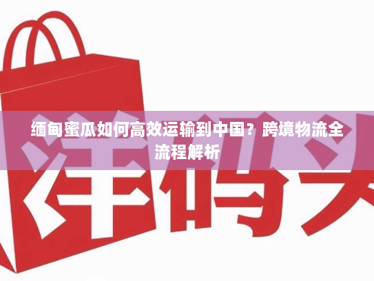 缅甸蜜瓜如何高效运输到中国？跨境物流全流程解析
