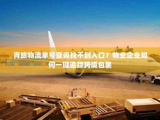 青旅物流单号查询找不到入口?物业企业如何一键追踪跨境包裹 青旅物流单号查询找不到入口?物业企业如何一键追踪跨境包裹