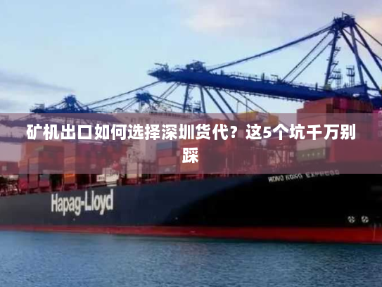 矿机出口如何选择深圳货代？这5个坑千万别踩