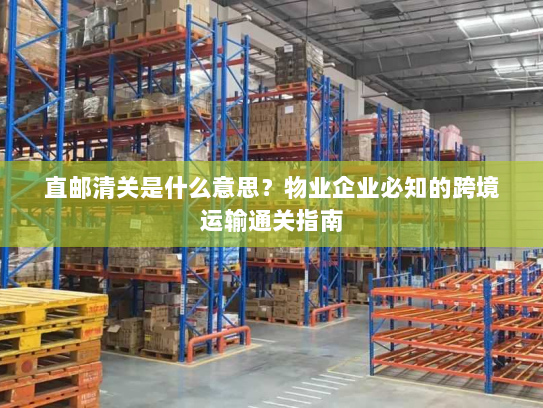 直邮清关是什么意思？物业企业必知的跨境运输通关指南