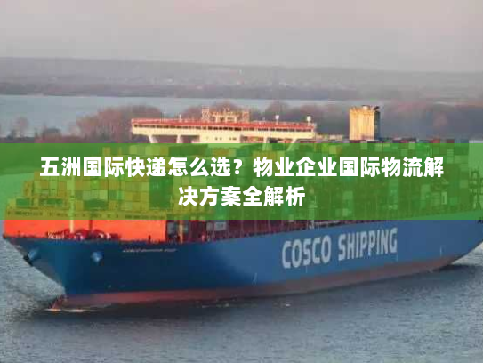 五洲国际快递怎么选？物业企业国际物流解决方案全解析