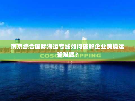 南京综合国际海运专线如何破解企业跨境运输难题？