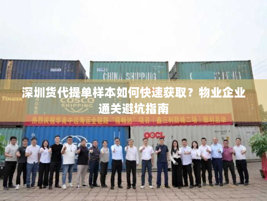 深圳货代提单样本如何快速获取?物业企业通关避坑指南 深圳货代提单样本如何快速获取?物业企业通关避坑指南