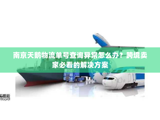南京天鹅物流单号查询异常怎么办？跨境卖家必看的解决方案