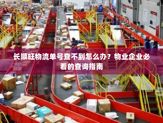 长顺旺物流单号查不到怎么办？物业企业必看的查询指南